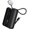 Зовнішній акумулятор Power Bank 2E Solar 8000mAh, вбудований LED-ліхтар, чорний