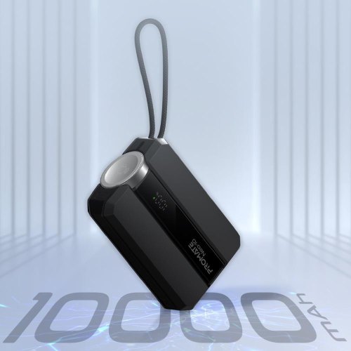 Зовнішній акумулятор Power Bank 2E Solar 8000mAh, вбудований LED-ліхтар, чорний