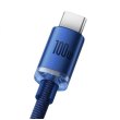 Кабель Baseus Crystal Shine USB to Type-C 100W 2.0M Blue (CAJY000503)