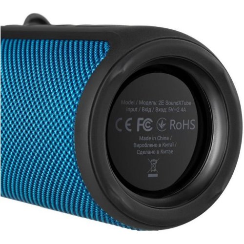 Портативна колонка 2E SoundXTube TWS, MP3, Wireless, Waterproof Blue