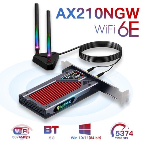 WiFi-адаптер, Fenvi FV-AXE3000RGB Gaming (Intel AX210)