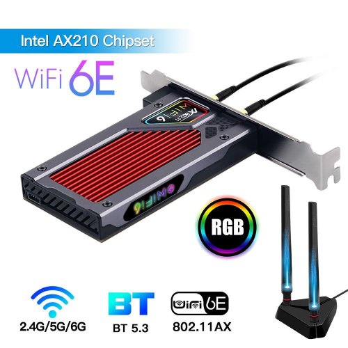 WiFi-адаптер, Fenvi FV-AXE3000RGB Gaming (Intel AX210)
