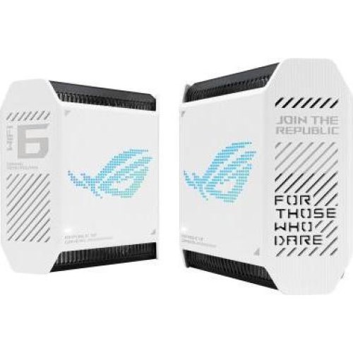 Домашня Mesh Wi-Fi система Asus ROG Rapture Gaming Mesh System GT6 White 2pk