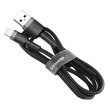 Кабель Baseus Cafule USB to Lightning 2A 3.0M Black/Grey (CALKLF-RG1)