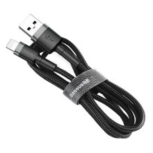 Кабель Baseus Cafule USB to Lightning 2A 3.0M Black/Grey (CALKLF-RG1)