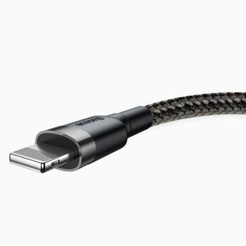 Кабель Baseus Cafule USB to Lightning 2A 3.0M Black/Grey (CALKLF-RG1)