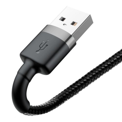 Кабель Baseus Cafule USB to Lightning 2A 3.0M Black/Grey (CALKLF-RG1)