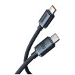 Кабель Baseus Crystal Shine Type-C to Type-C 100W 1.2M Чорний (CAJY000601)