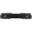 Акустична система 2.0, 2E PCS101 RGB, USB, Black