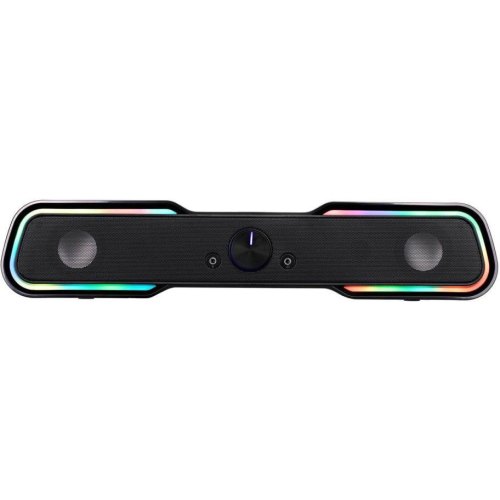 Акустична система 2.0, 2E PCS101 RGB, USB, Black
