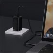 Мережевий зарядний пристрій Baseus GaN3 Pro 3 порта, USB + Type-C*2 65W Чорний (CCGP050101)