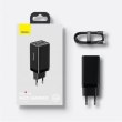 Мережевий зарядний пристрій Baseus GaN3 Pro 3 порта, USB + Type-C*2 65W Чорний (CCGP050101)