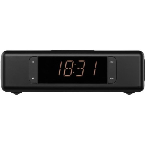 Акустична док-станція 2E SmartClock Wireless Charging, Alarm Clock, Bluetooth, FM, USB, AUX Black