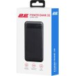 Зовнішній акумулятор Power Bank 2E 20000mAh, 18Вт, PD, QC, чорний