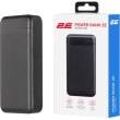 Зовнішній акумулятор Power Bank 2E 20000mAh, 18Вт, PD, QC, чорний