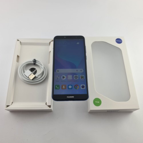 Смартфон Huawei Y6 2018 2/16Gb Blue (ATU-L11) USED **