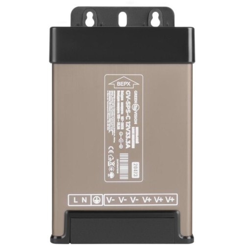 Імпульсний блок живлення GreenVision GV-SPS-C 12V33.3A (400W)