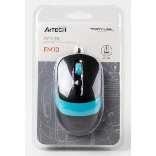 Миша дротова, A4Tech Fstyler FM10 (Blue)