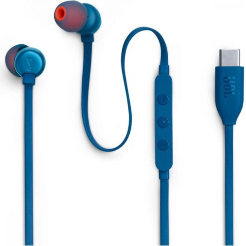 Навушники дротові JBL Tune 310C USB-C Blue (JBLT310CBLU)