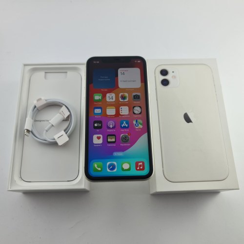 Смартфон iPhone 11 64GB White, Model A2221 USED **