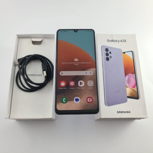 Смартфон Samsung Galaxy A32 (A325F) 64Gb Light Violet (SM-A325FLVDSEK) USED **