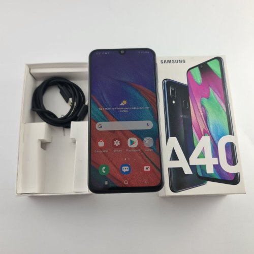 Смартфон Samsung Galaxy A40 (A405F) 64Gb Black (SM-A405FZKDSEK) USED **