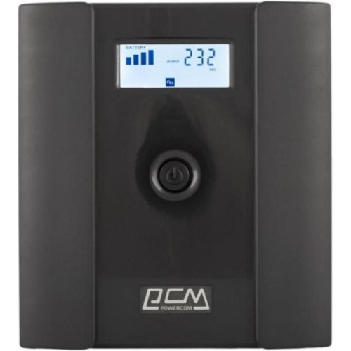 ДБЖ Powercom RPT-1500AP, 900 Вт, 4 х EURO (Schuko), AVR, LCD, USB