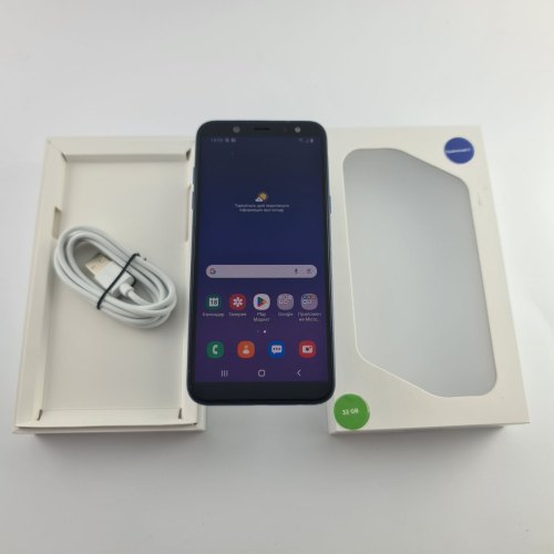 Смартфон Samsung Galaxy A6 2018 (A600F) 32Gb Blue (SM-A600FZBNSEK) USED **