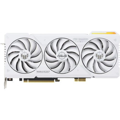 Відеокарта ASUS PCI-Ex GeForce RTX 4070 Ti SUPER TUF Gaming BTF White OC Edition 16GB GDDR6X (256bit) (2670/21000) (2 x HDMI, 3 x DisplayPort) (TUF-RT