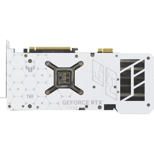 Відеокарта ASUS PCI-Ex GeForce RTX 4070 Ti SUPER TUF Gaming BTF White OC Edition 16GB GDDR6X (256bit) (2670/21000) (2 x HDMI, 3 x DisplayPort) (TUF-RT