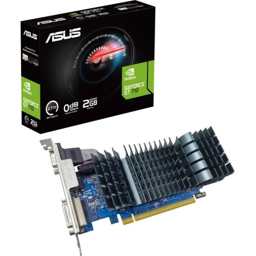 Відеокарта ASUS GeForce GT 710 2GB GDDR5 (64bit) (954/5012) (GT710-SL-2GD5-BRK-EVO)