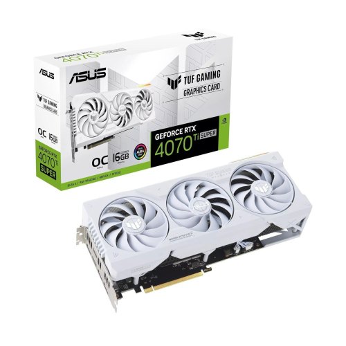 Відеокарта ASUS TUF Gaming GeForce RTX 4070 Ti Super 16GB GDDR6X OC Edit (256bit) (2670/21000) (2xHDMI, 3xDisplayPort) (TUF-RTX4070TIS-O16G-GAMIN)