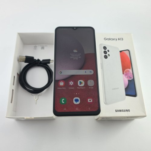 Смартфон Samsung Galaxy A13 (A135F) 128Gb White (SM-A135FZWKSEK) USED **