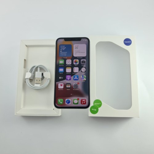 Смартфон iPhone X 64GB Silver, model A1901 USED **