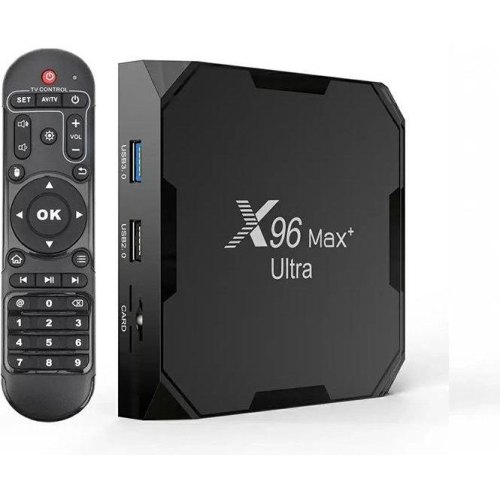HD медіаплеєр X96 MAX+ Ultra Android TV (905x4/4GB/64GB)
