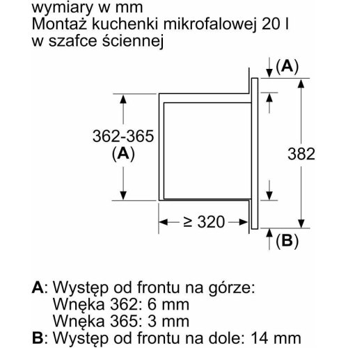 Вбудована мікрохвильова піч Bosch BEL623MD3