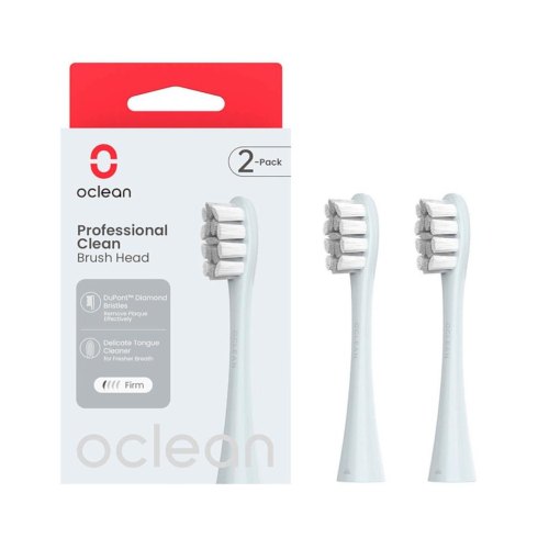 Насадка для зубної електрощітки Oclean P1C9 Brush Head Silver 2шт (6970810554038)