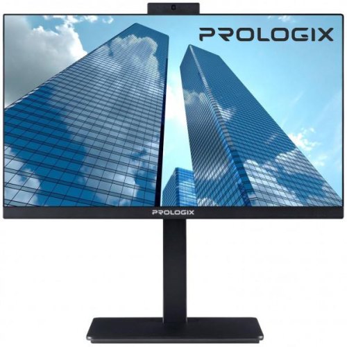 Моноблок Prologix PLQ61024 (PLQ61024.I121.8.S3.WP11.3179) 23.8/Intel Core i3-12100/8/256/Intel UHD Graphics 730/Windows 11 Pro/Wi-Fi/Bluetooth/чорний