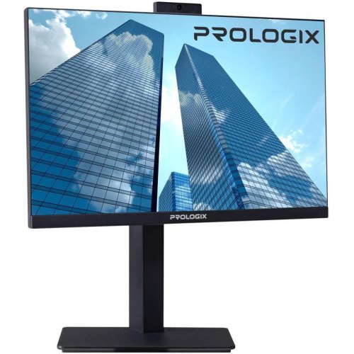 Моноблок Prologix PLP61024 (PLP61024.I144.32.S5.WP11.2180) 23.8/Intel Core i5-14400/32/512/Intel UHD Graphics 730/Windows 11 Pro/Wi-Fi/Bluetooth/чорн