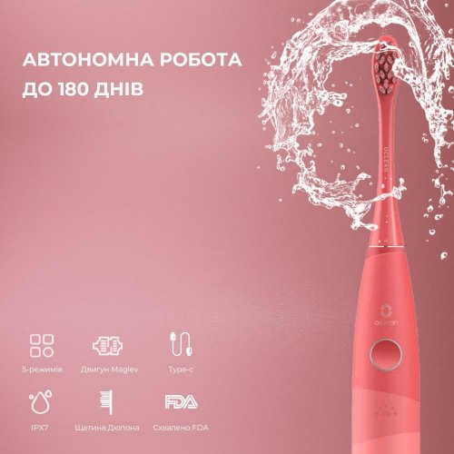 Зубна електрощітка Oclean Find Duo Set Red and Blue (2 шт) (6970810552140)
