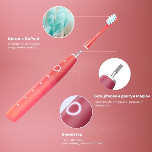 Зубна електрощітка Oclean Find Duo Set Red and Blue (2 шт) (6970810552140)