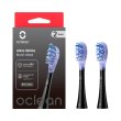 Насадка для зубної електрощітки Oclean UW02 B02 Ultra White Brush Head Black (2 шт) (6970810553550)