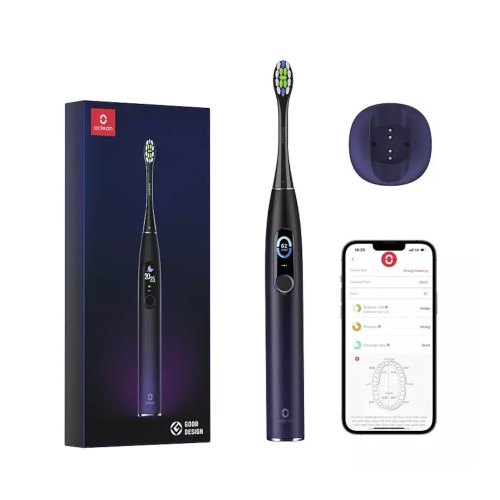 Розумна зубна електрощітка Oclean X Pro Aurora Purple (OLED) (Міжнародна версія) (6970810551464)