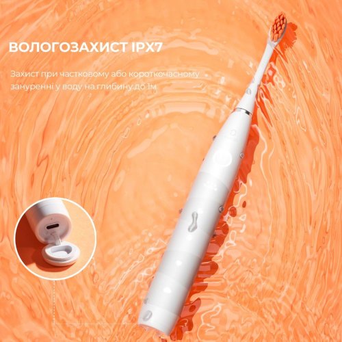 Зубна електрощітка Oclean Flow Sonic Electric Toothbrush White (6970810551877)