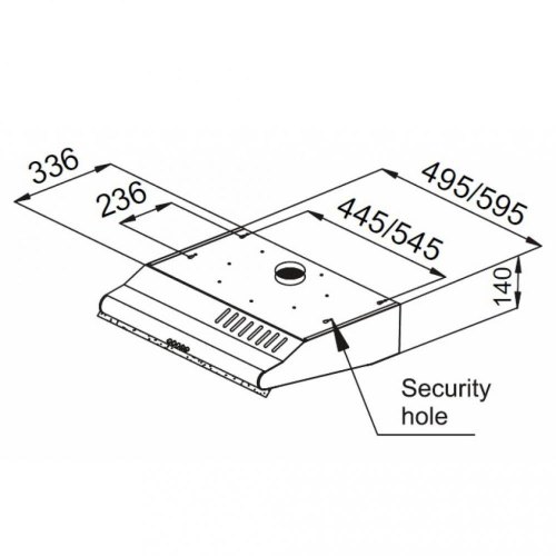 Витяжка Pyramida WHX 60 WH