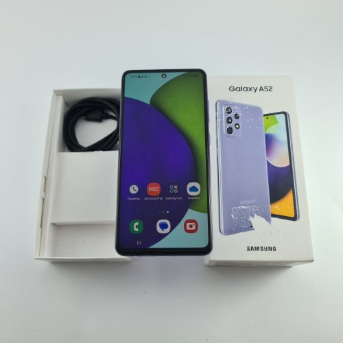 Смартфон Samsung Galaxy A52 (A525F) 128Gb Light Violet (SM-A525FLVDSEK) USED **