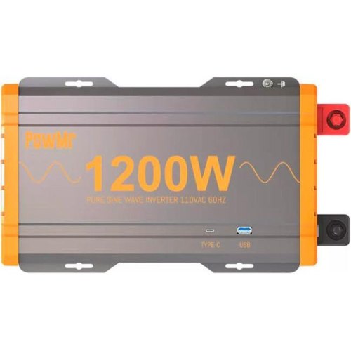 Автомобільний інвертор PowMr POW-HV1.2K-12V 12V 220V 1200W