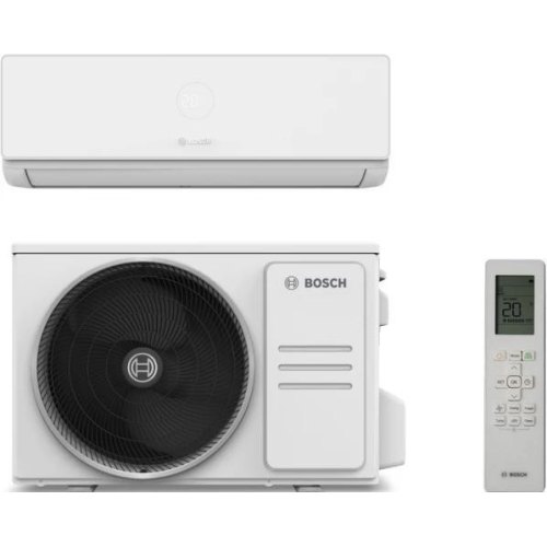 Кондиціонер Bosch Climate 4000i 25м2 інвертор 9000BTU 2.6кВт A++/A++ -21°С Wi-Fi-ready R32 білий