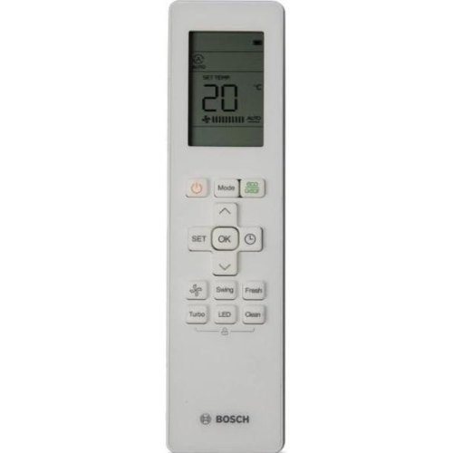 Кондиціонер Bosch Climate 4000i 25м2 інвертор 9000BTU 2.6кВт A++/A++ -21°С Wi-Fi-ready R32 білий