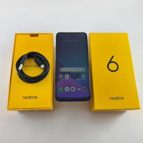 Смартфон realme 6 8/128Gb Blue USED **